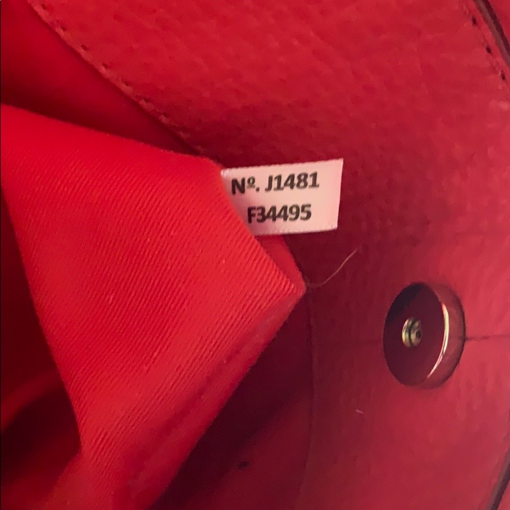 Coach Phoebe Shoulder Bag, Pebbled Red Leather - Picture 3 of 5